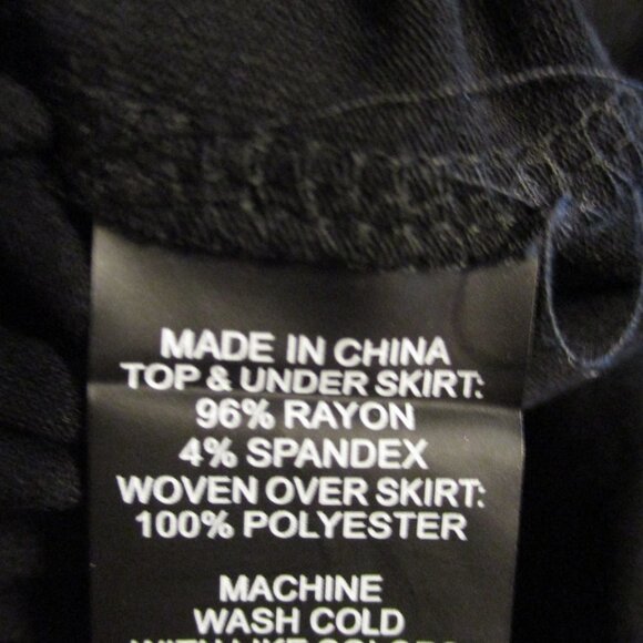 Vince Camuto Woman Medium Black Purple Sleeveless Outdoors Vacation Travel Dress - Picture 7 of 7